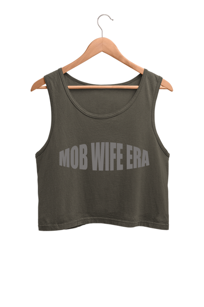 'Mob Wife Era' Crop Tank Top