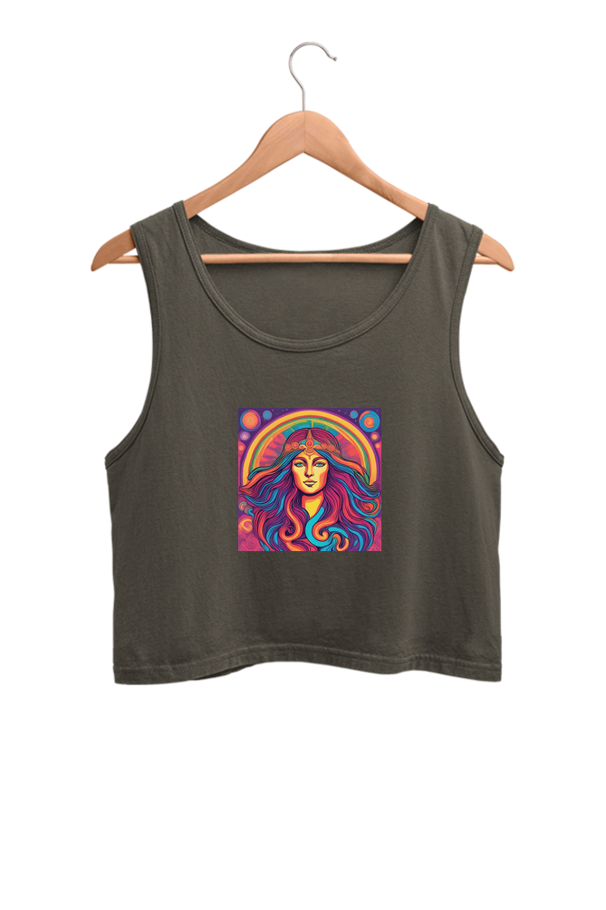 Everapparel Libra Graphic Crop Tank Top