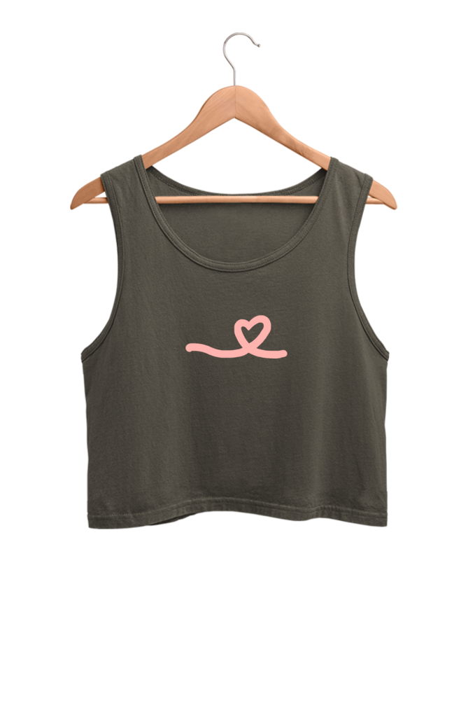 Heart Crop Tank Top