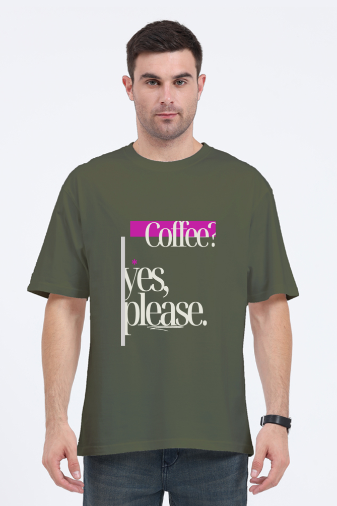 Caffeine Lovers Oversized T-Shirt