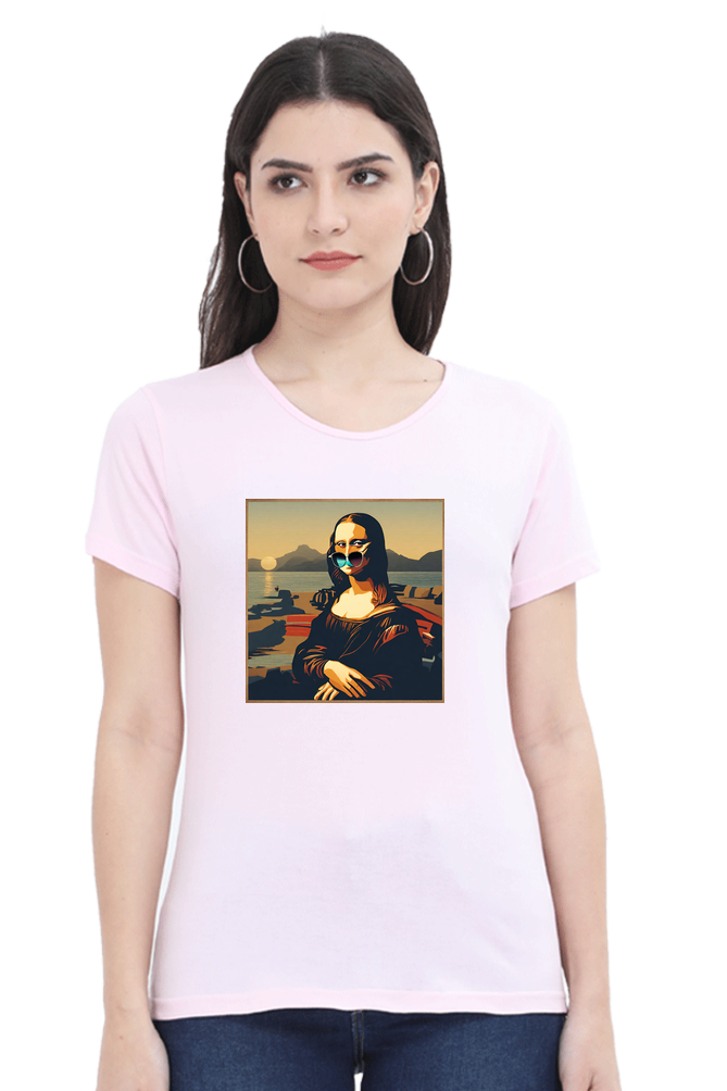 Classic Mona Lisa print T-Shirt