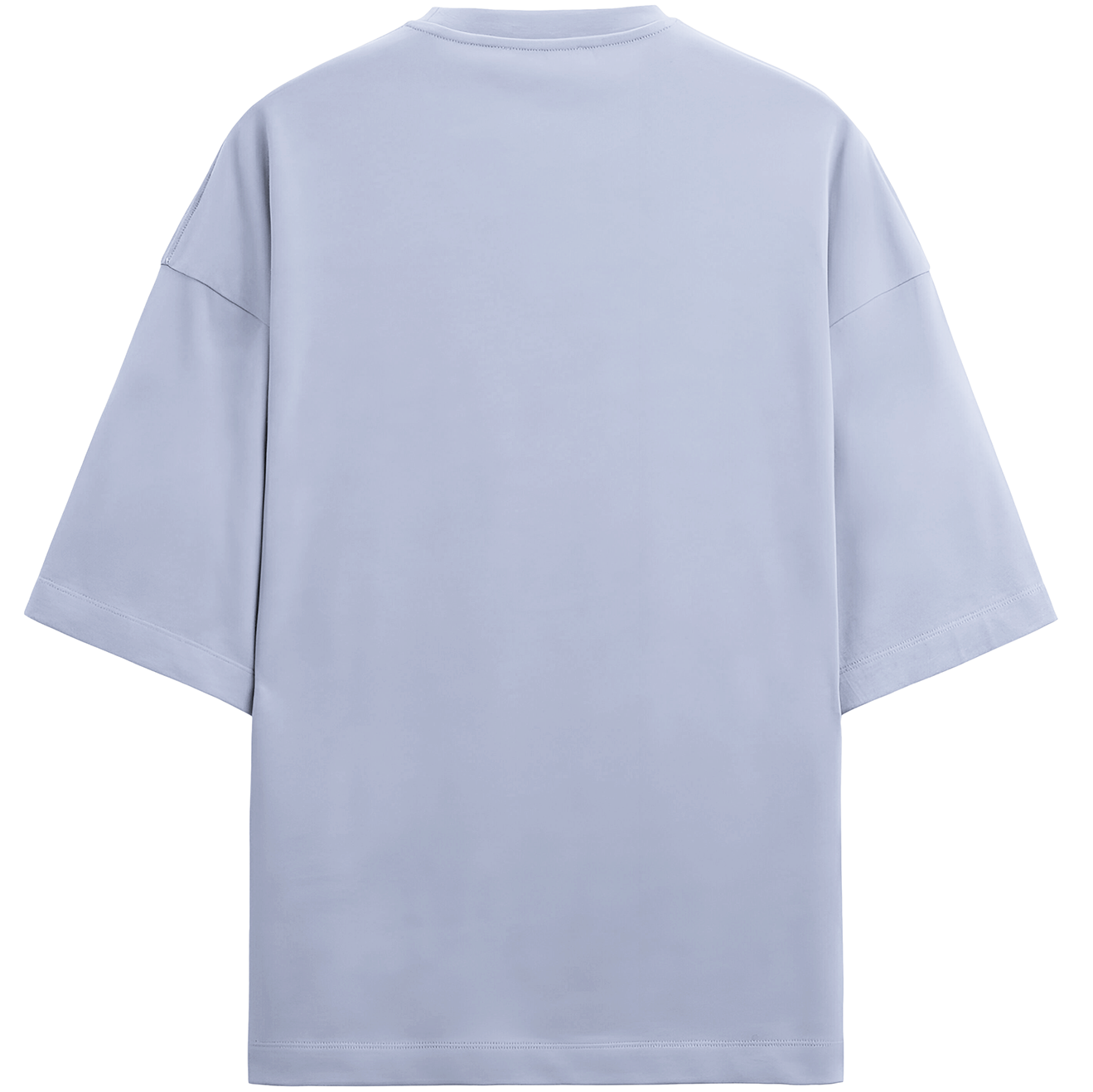 'Still Woozy' Lavender French Terry Cotton Oversized T-Shirt