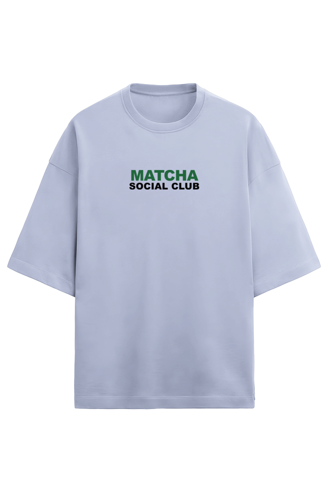 'Macha Social Club' Terry Cotton Oversized T-Shirt