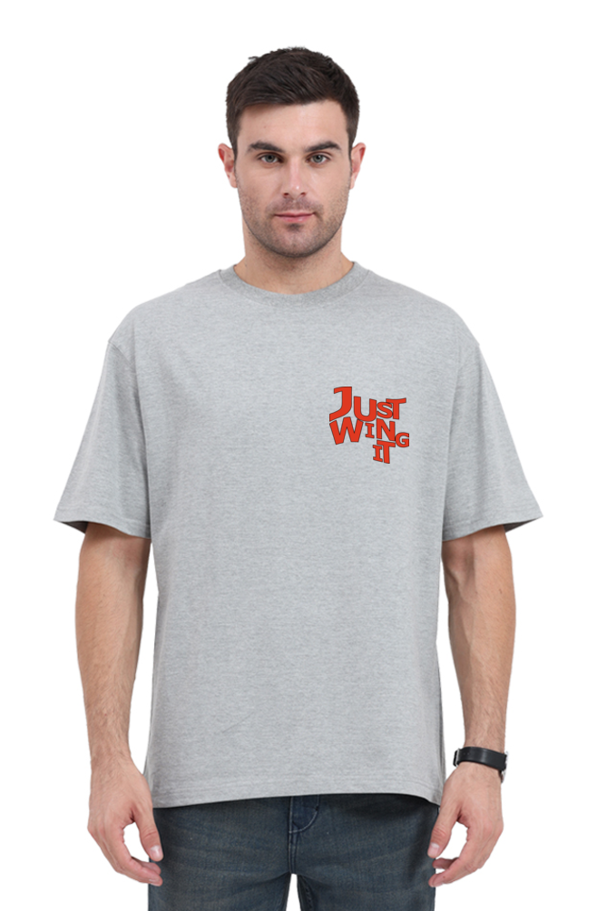 'Just Wing It' oversized unisex T-Shirt