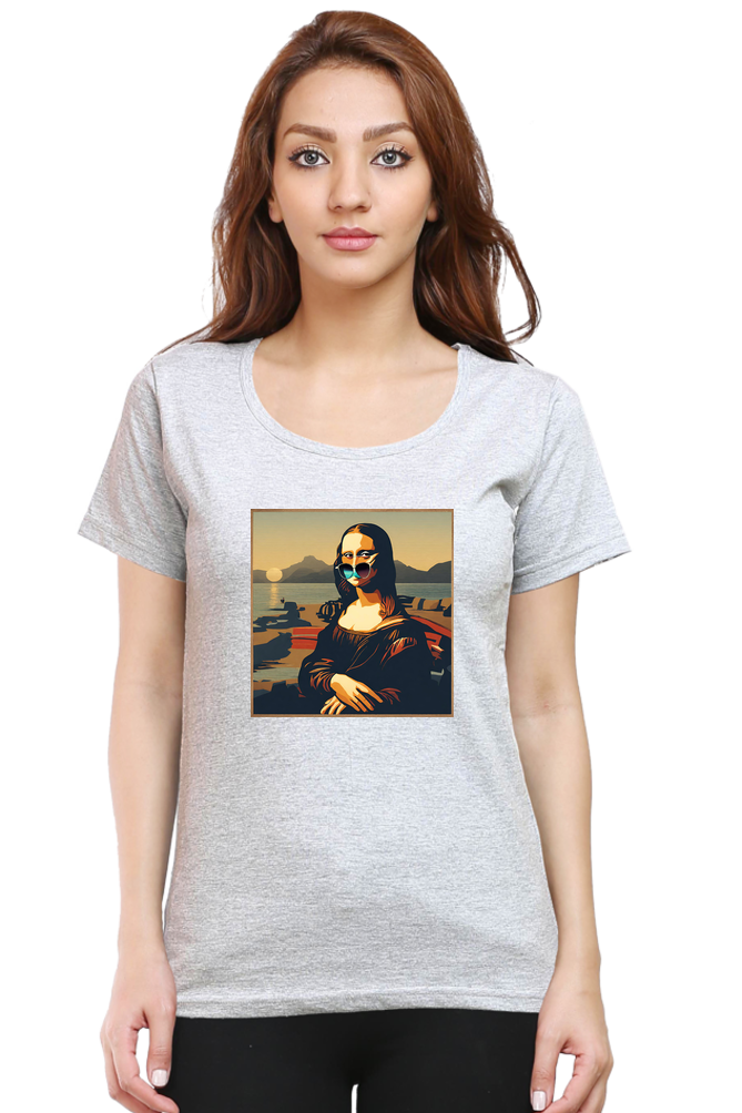 Classic Mona Lisa print T-Shirt