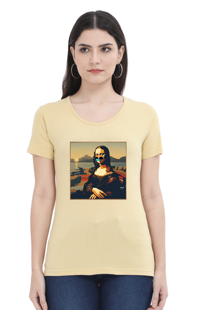 Classic Mona Lisa print T-Shirt