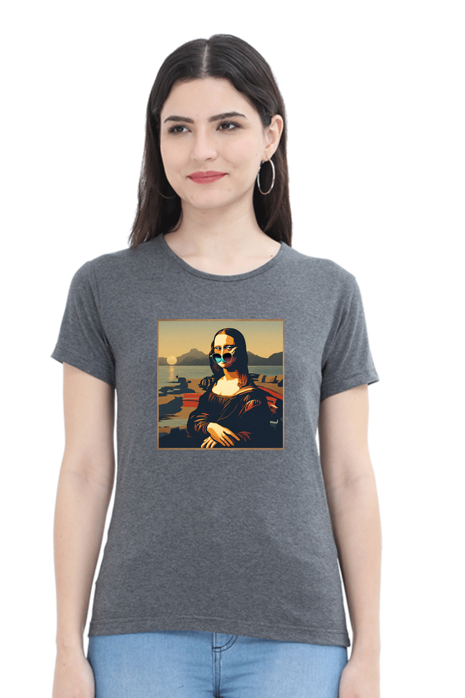 Classic Mona Lisa print T-Shirt