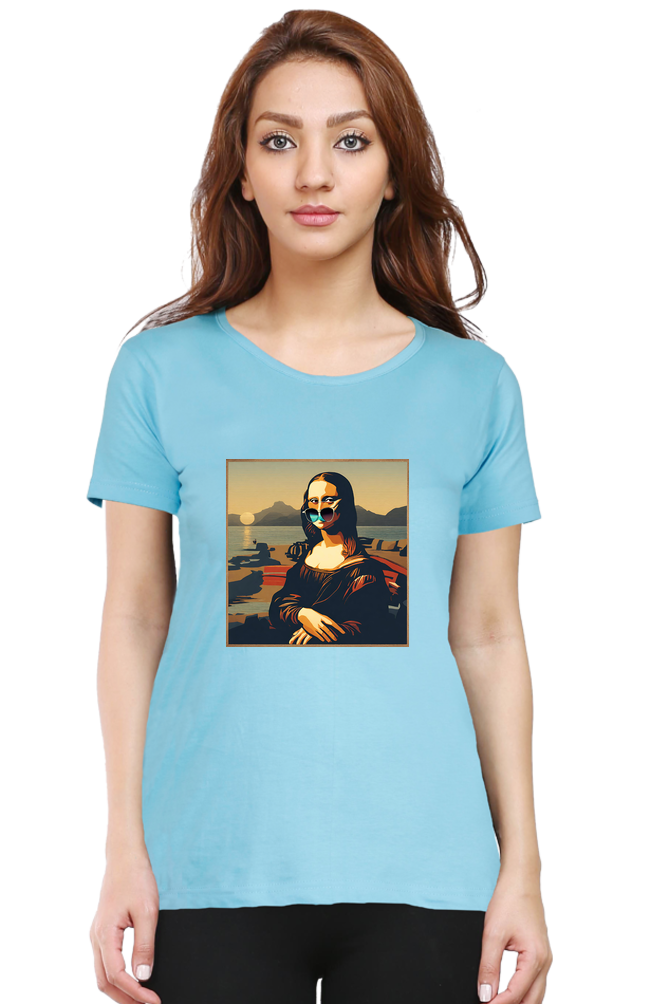 Classic Mona Lisa print T-Shirt