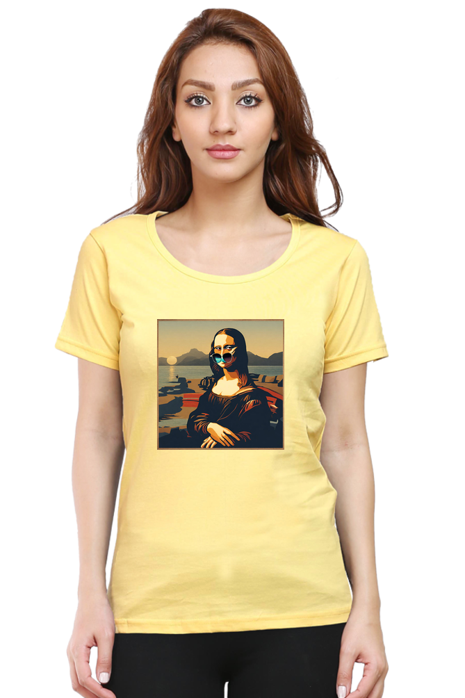 Classic Mona Lisa print T-Shirt