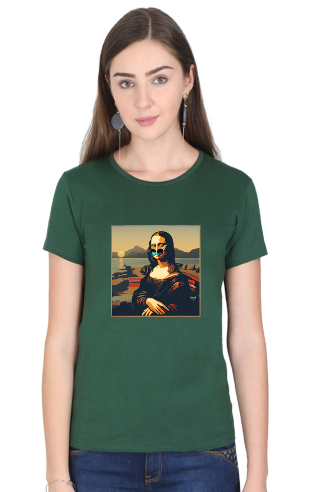 Classic Mona Lisa print T-Shirt