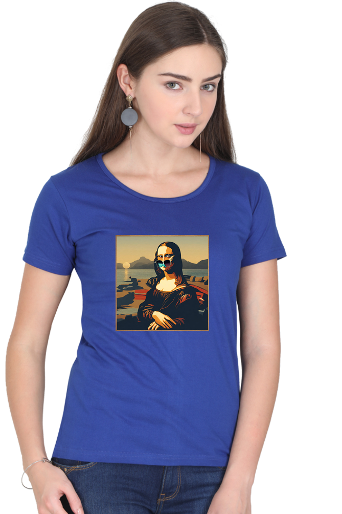 Classic Mona Lisa print T-Shirt