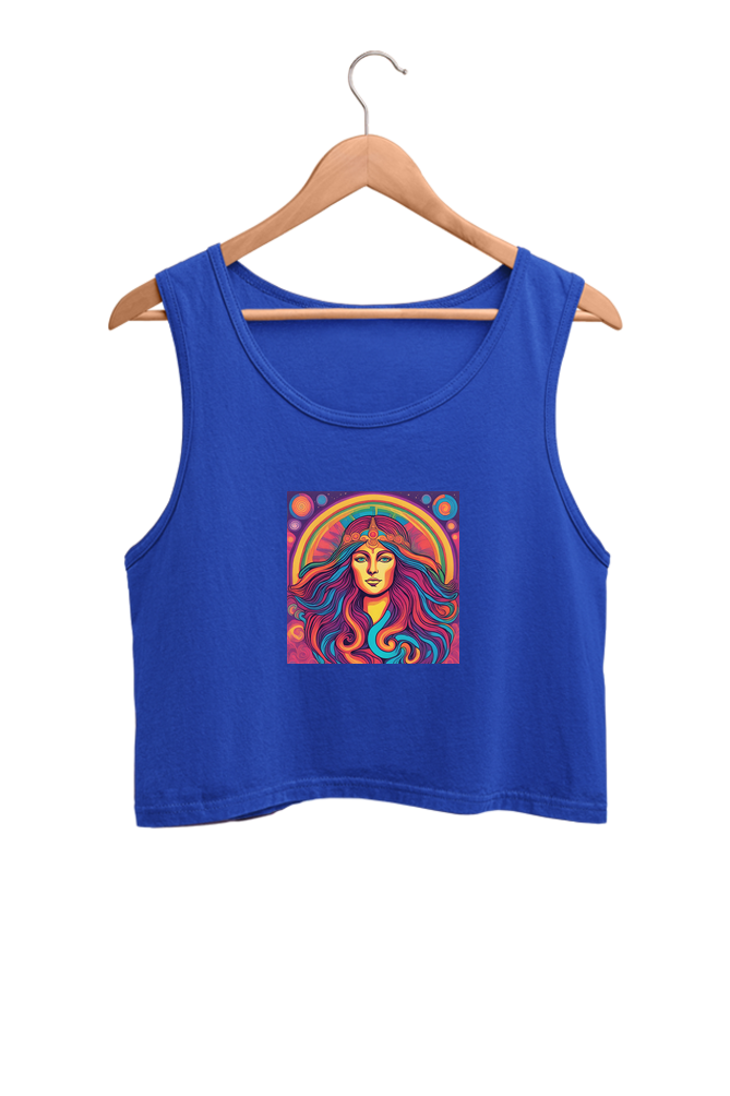 Everapparel Libra Graphic Crop Tank Top