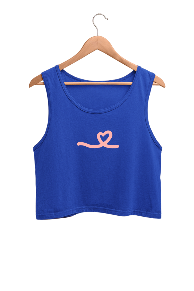 Heart Crop Tank Top