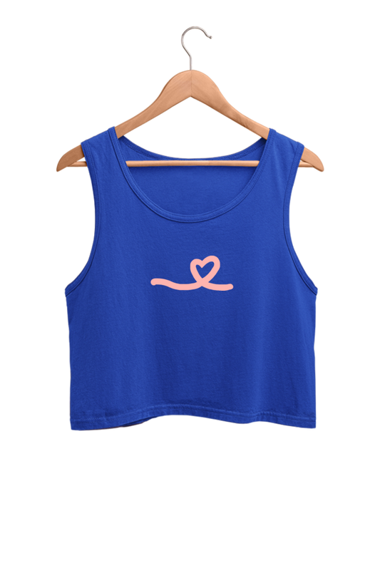 Heart Crop Tank Top