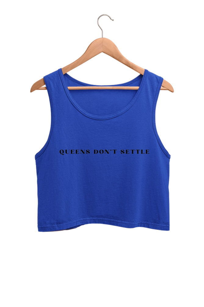 Queen Crop Tank Top