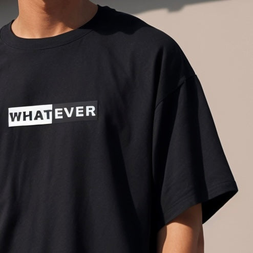 'Whatever' Oversized Unisex T-Shirt