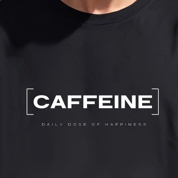 'CAFFEINE' oversized T-Shirt