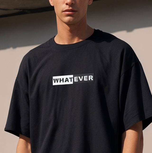 'Whatever' Oversized Unisex T-Shirt