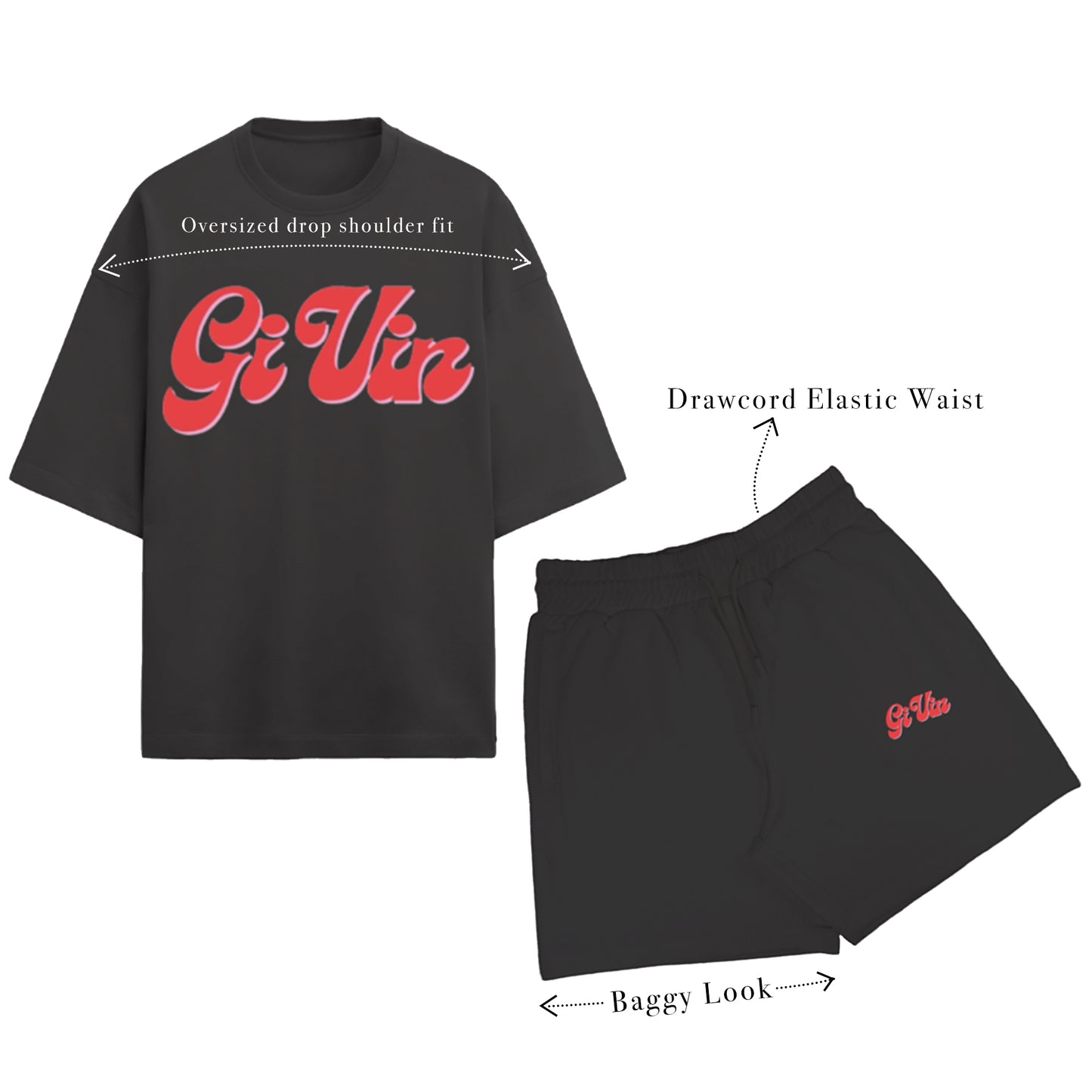 'Givin' Unisex Streetwear Edit Set