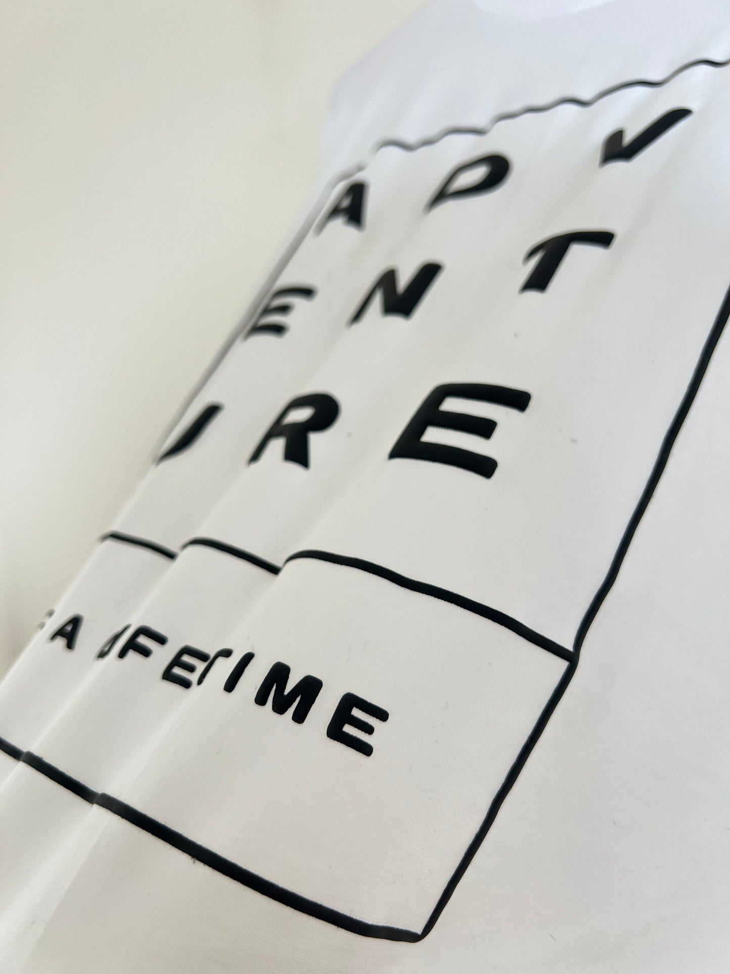 'Adventure' Puff Print Oversized T-Shirt