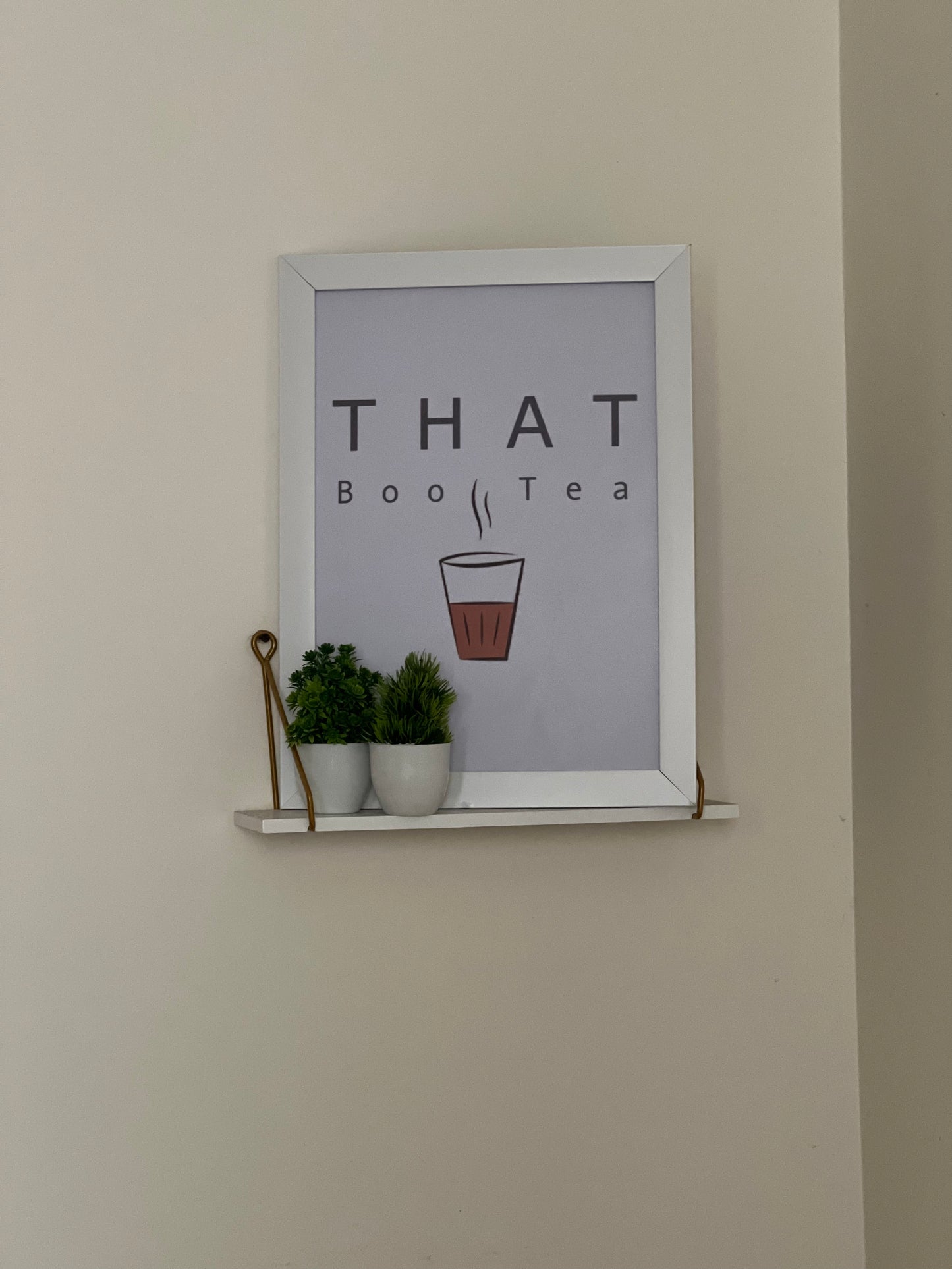 'That Boo-Tea' A3 Framed Poster