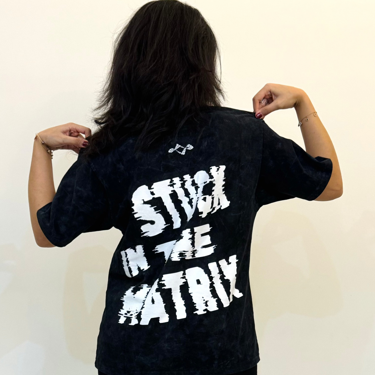 The 'Matrix' Unisex Oversized Acid Wash T-Shirt