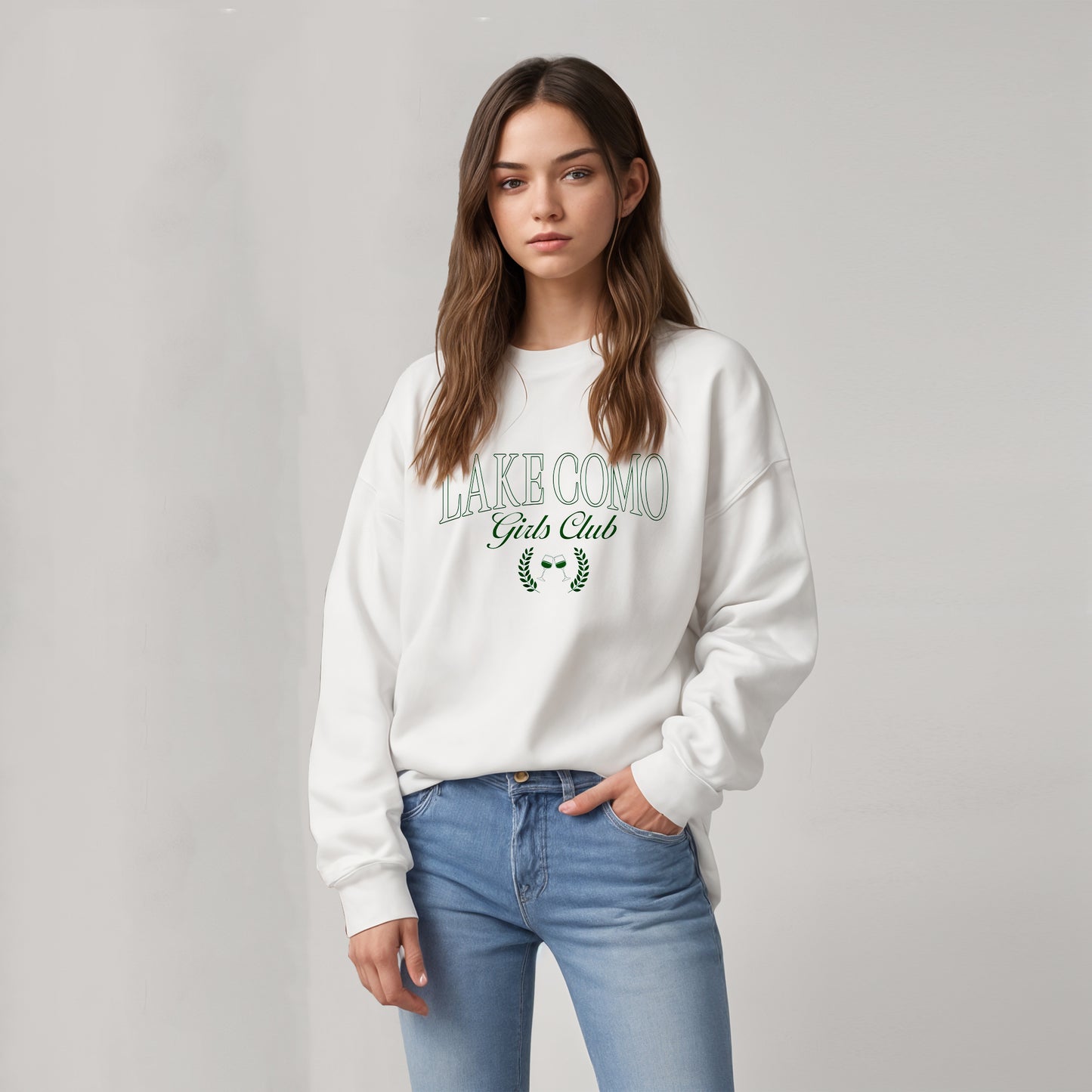 'Lake Como' Unisex Oversized Sweatshirt