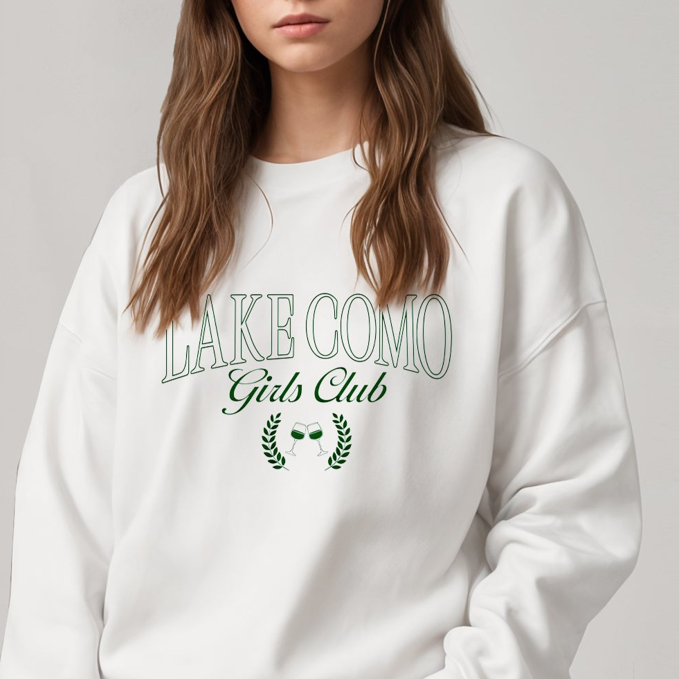 'Lake Como' Unisex Oversized Sweatshirt