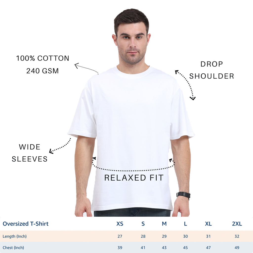 'Everything is temporary' Oversized Unisex Cotton T-Shirt