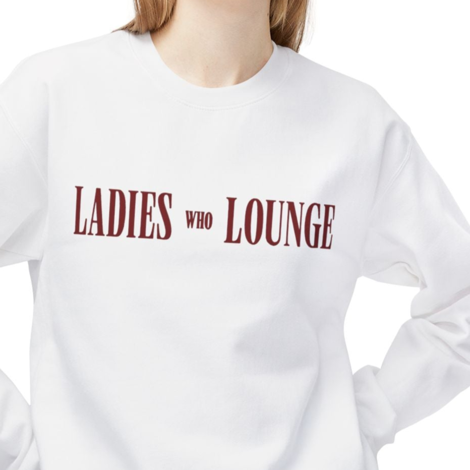 'Ladies who lounge' Oversized Sweatshirt