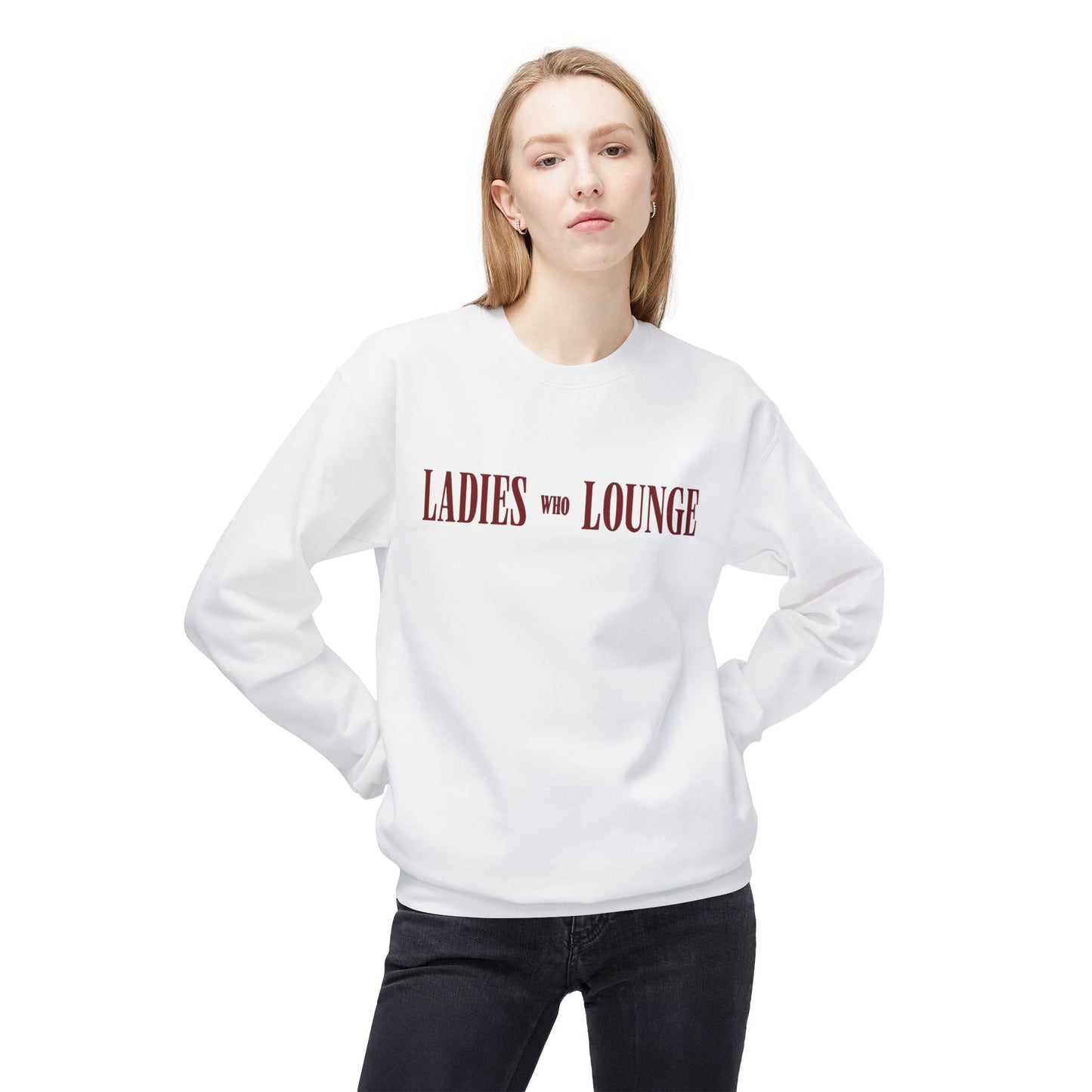 'Ladies who lounge' Oversized Sweatshirt