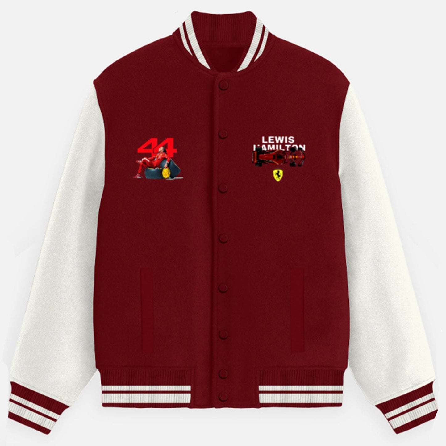 'Fast like Ferrari' Unisex Varsity Jacket