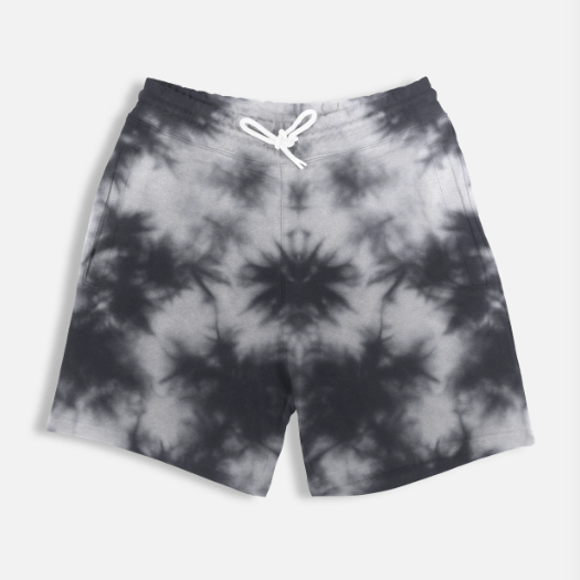 French Terry Cotton Unisex Tie Dye Shorts