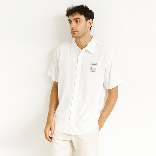 'Addicted' Unisex Oversized Bowling Shirt