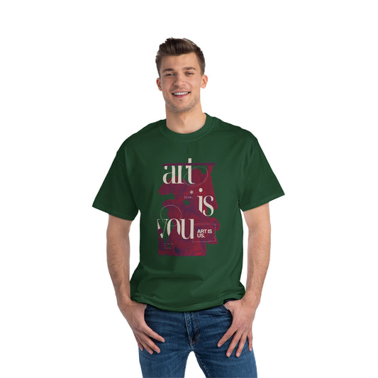 'Art is you' graphic relaxed fit T-Shirt