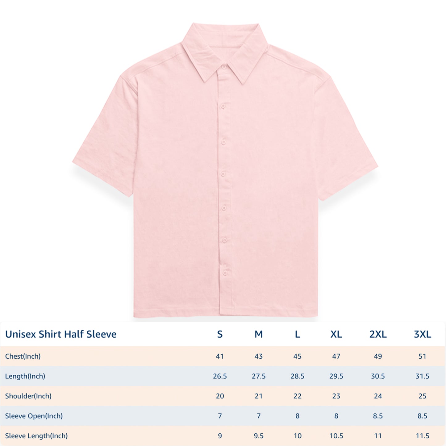 Classic Light Baby Pink Bowling Shirt