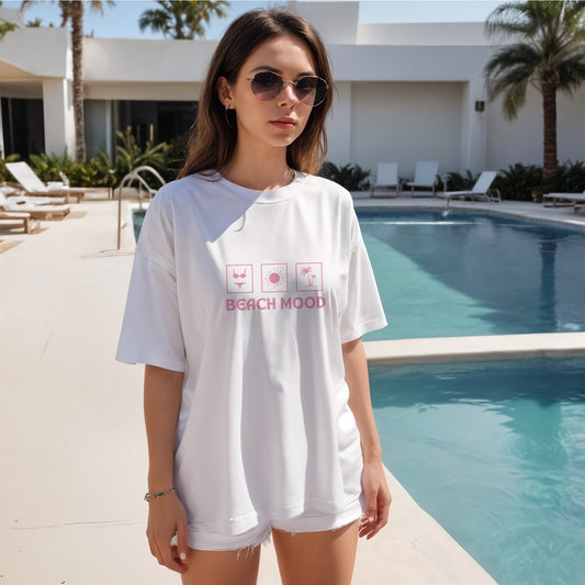 'Beach Mood' Oversized T-shirt