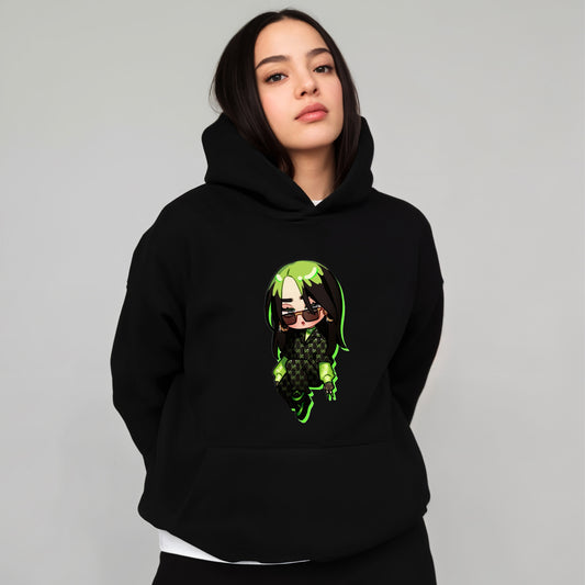 .Billie Eilish graphic Unisex Oversized Hoodie