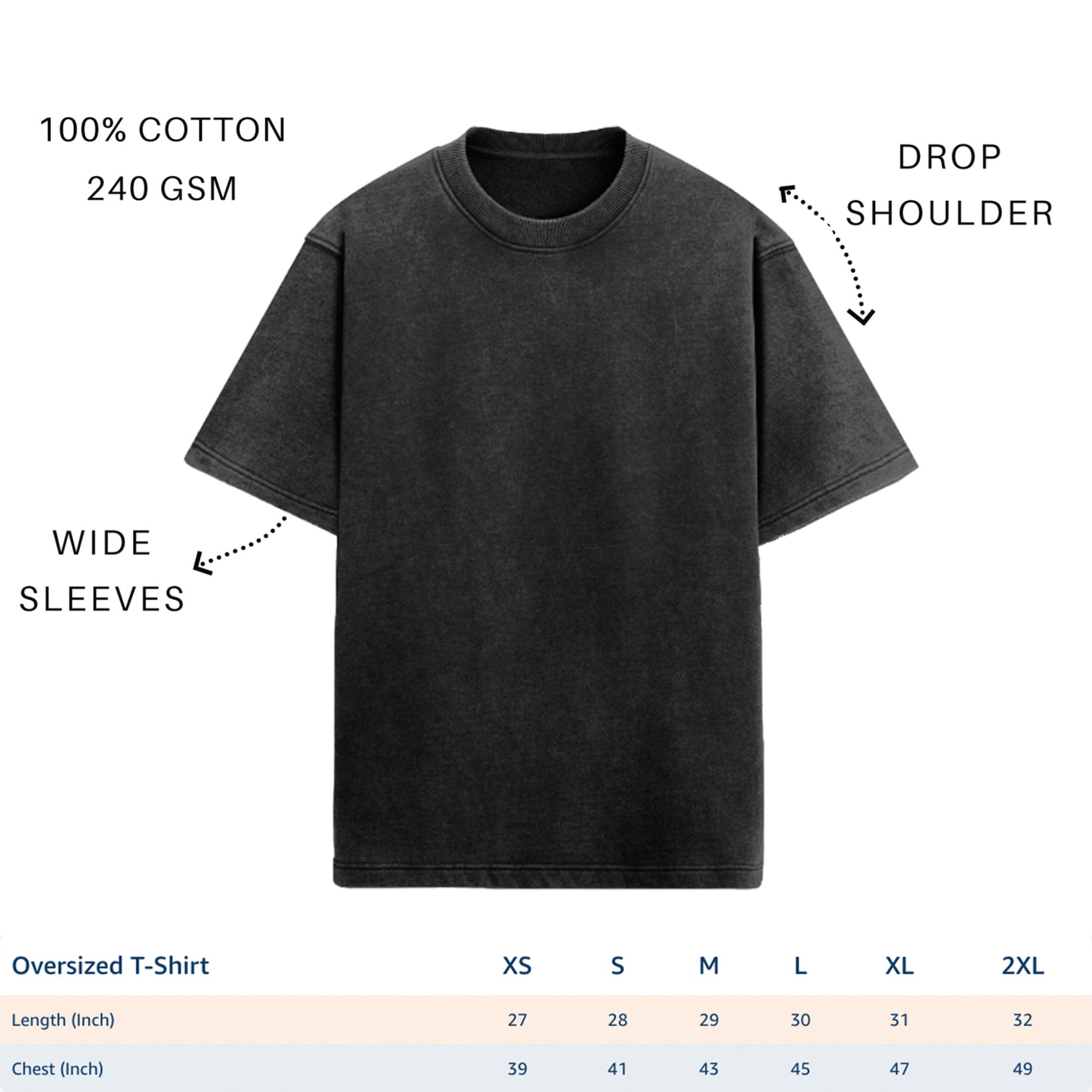 'Think outside the box' Oversized Bottle Green Acid Wash T-Shirt