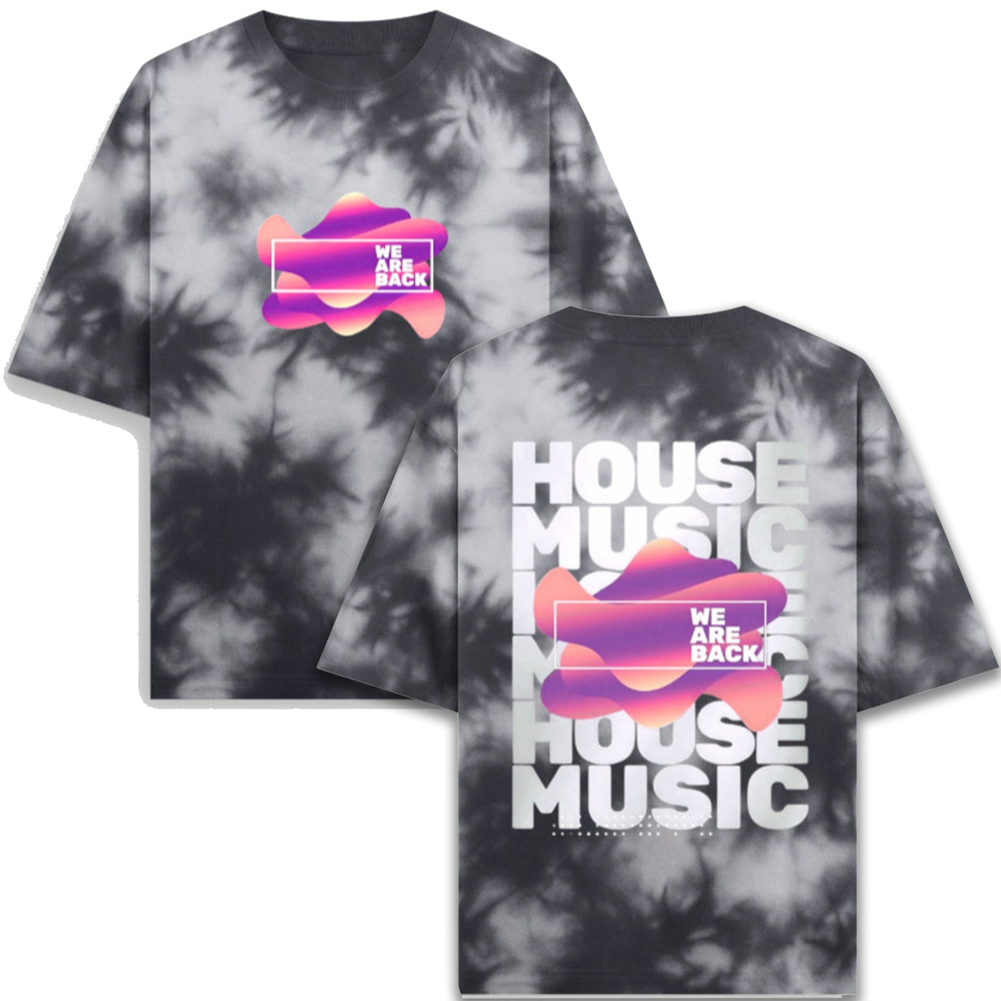 Unisex Tie Dye Oversized T-Shirt