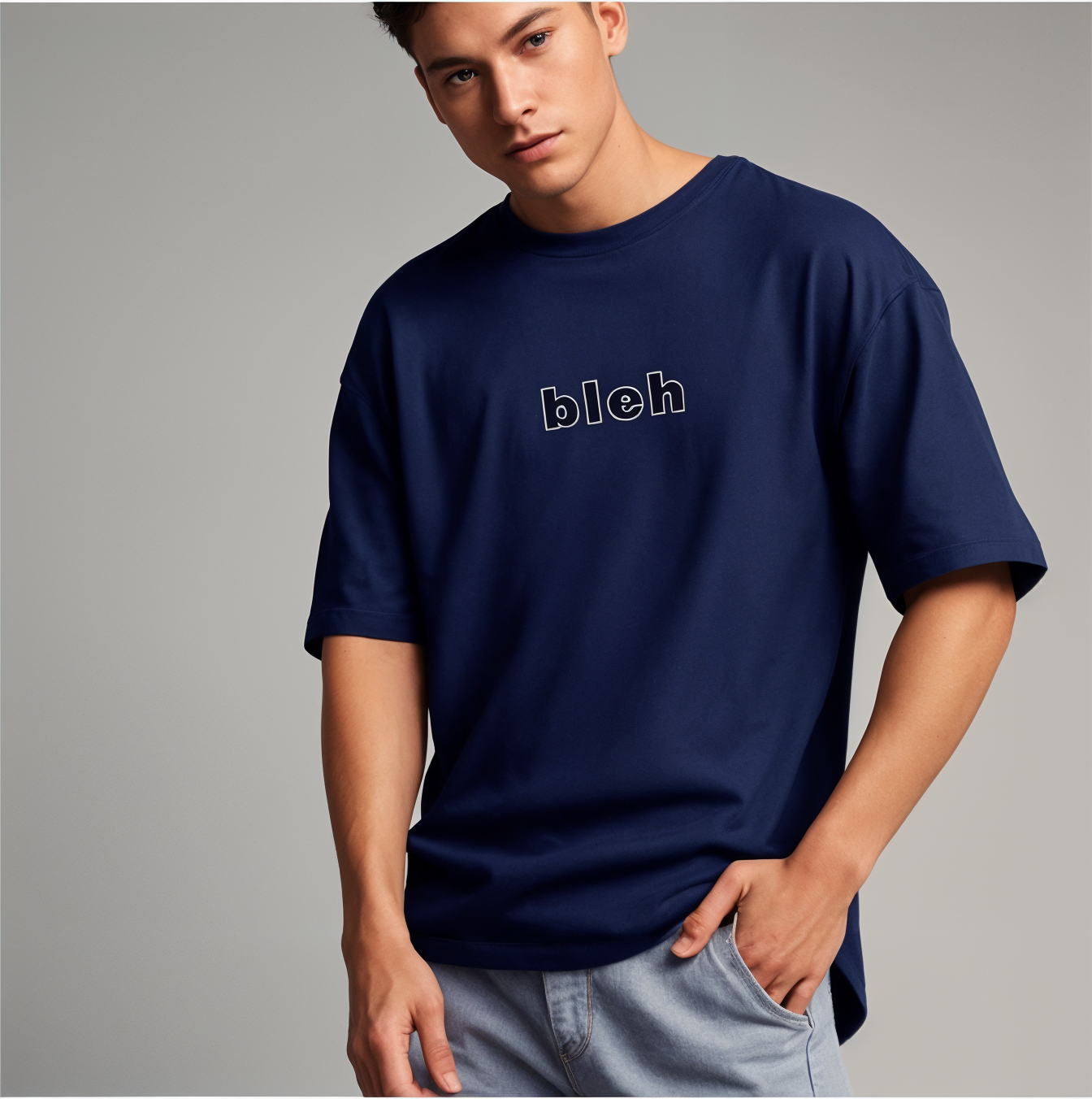 'Bleh' Unisex Oversized T-Shirt