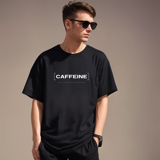 'CAFFEINE' oversized T-Shirt