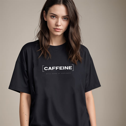 'CAFFEINE' oversized T-Shirt