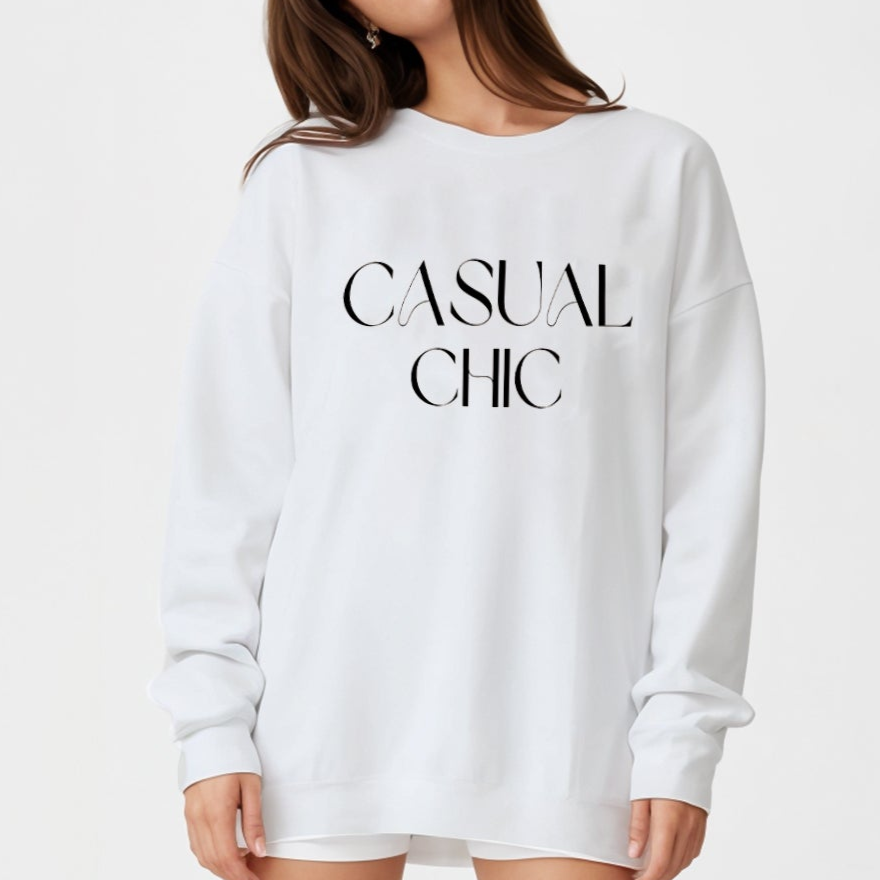 'Casual Chic' Oversized Sweatshirt