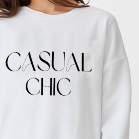 'Casual Chic' Oversized Sweatshirt