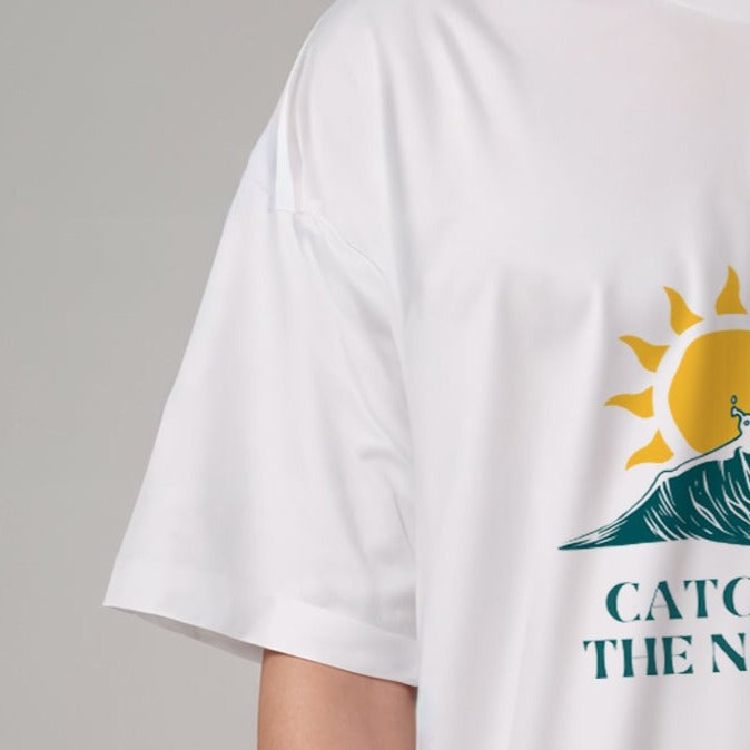 'Catch you on the next wave' Oversized T-Shirt