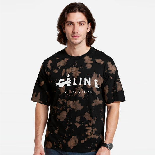 'CE-LINE up the Bitches' Unisex Tie Dye Oversized T-Shirt