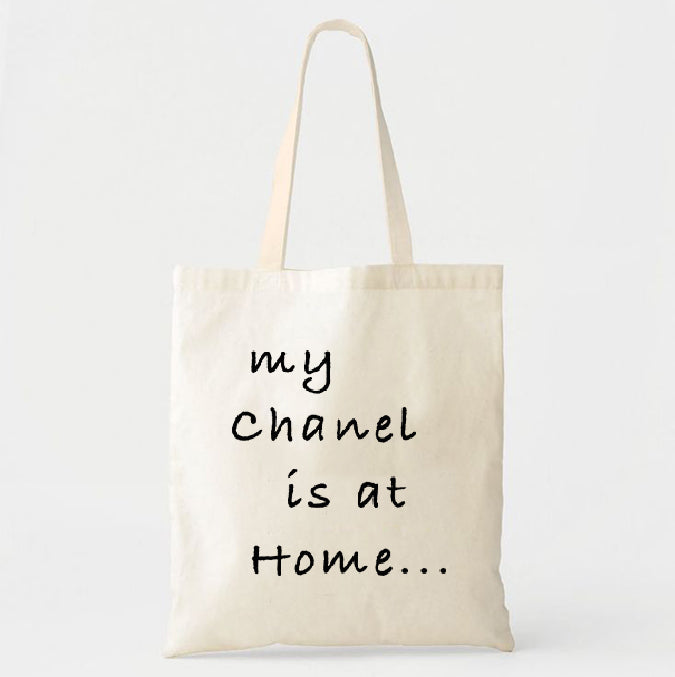 Text print customisable Tote-Bag