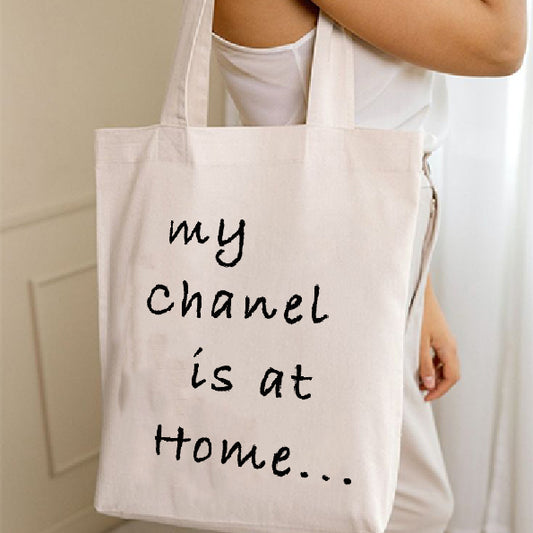 Text print customisable Tote-Bag