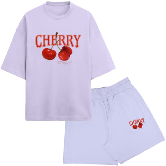 'Cherry' Lavender Co-Ord Set